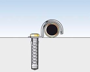 Fischer Deutschl. Befestigunsschelle Metall BSM-18