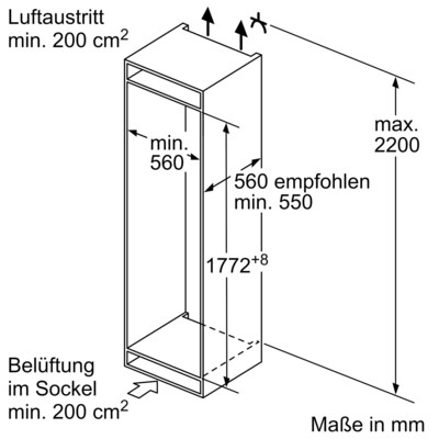 Siemens MDA EB-Kühl/Gefrierkombi IQ100 KI86NNFF0