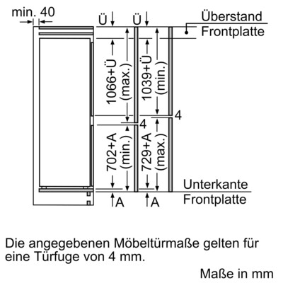 Siemens MDA EB-Kühl/Gefrierkombi IQ100 KI86NNFF0