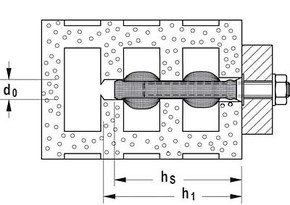 Fischer Deutschl. Injections-Ankerhülse FIS H 20x85 N