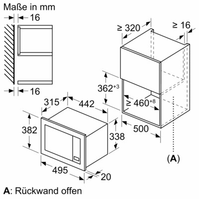 Constructa-Neff EB-Mikrowelle HLAWG25S3