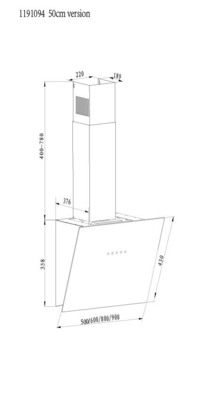 Amica Kaminhaube Simple,50cm KHF 654 630 S