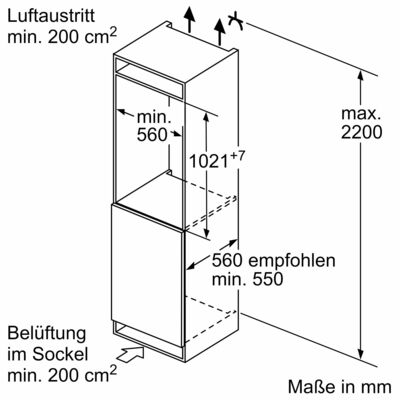 Bosch MDA EB-Kühlgerät Serie4 KIL32VFE0