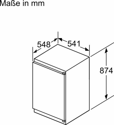 Constructa-Neff EB-Kühlgerät 136l,FreshSafe KI1211SE0