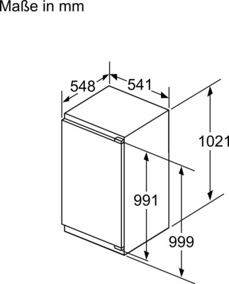 Constructa-Neff EB-Kühlgerät 165l,FreshSafe KI1312FE0