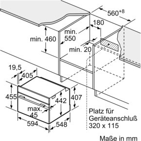 Bosch MDA Kompaktbackofen Serie8,HomeConnect CMG7761B1