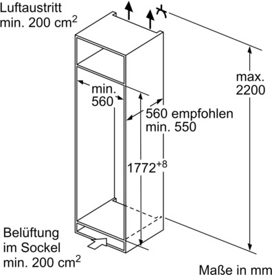 Bosch MDA EB-Kühlgerät Serie2 KIL82NSE0
