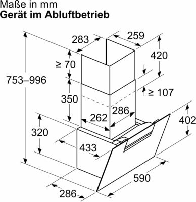 Constructa-Neff Schrägesse 3 Stufen + 1 Intens D65IFN1S0