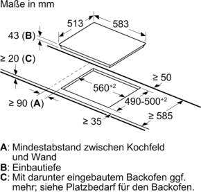 Constructa-Neff EB-Kochfeld 1 Bräterzone M16SRF0L0