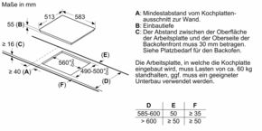Constructa-Neff EB-Autark-Kochfeld Induktion T46SBE1L0