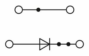 Phoenix Contact Bauelement-Reihenklemme UTTB 2,5-DIO/UL-UR