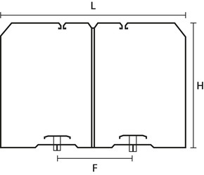 HellermannTyton Drahthalteklammer HTWD-BWR-80X60