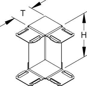 Niedax GK.Inneneck-Einsatz GKIE 110 W