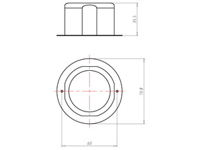 Kaiser Dichtungseinsatz rund 1040-01