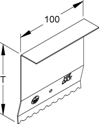 Niedax Stoßstellenverbinder GSTE 220-78T100