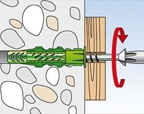 Fischer Deutschl. Universal-Dübel UX 10x60 R green