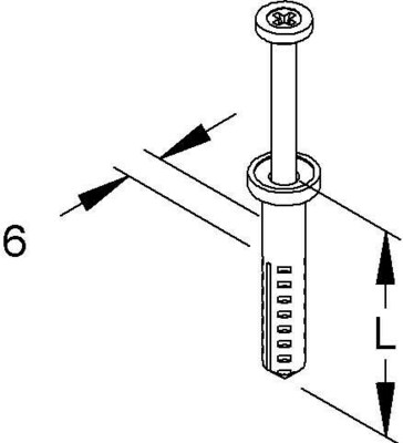 HKL Schlagdübel 758/35/6