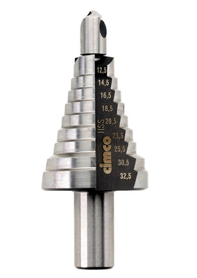 Cimco Werkzeuge Stufenbohrer HSS Pg7-21, 9 Stufen 201201