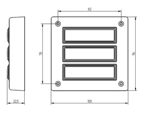 Grothe Etagenplatte ETA 633 WS