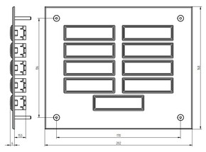 Grothe Etagenplatte ETA 845 EV1