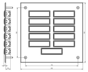 Grothe Etagenplatte ETA 856 EV1