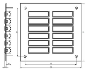 Grothe Etagenplatte ETA 866 EV1