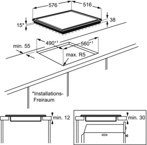 Electrolux AEG MDA EB-Herdset EEB230010M+HE604062X KOMBI2000