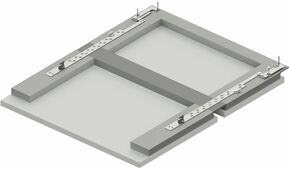 Bosch MDA Befestigungsschiene aufgedoppelte Front SGZ8BI01