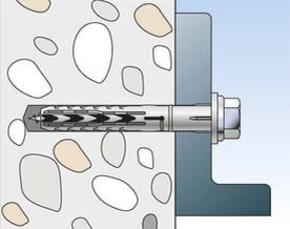 Fischer Deutschl. Langschaftdübel SXR 10 X 60 F US A4