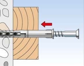 Fischer Deutschl. Langschaftdübel SXR 10 X 60 F US A4