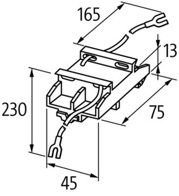 Murrelektronik Schaltgerätentstörmodul RC, 230VAC/DC/75VA/W 20103