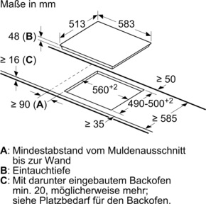 Constructa-Neff EB-Autark-Kochfeld eDition Touchcontrol m.Timer T16SBN1L0