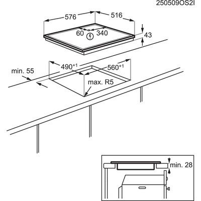 Electrolux AEG MDA EB-Herdset OU5AE10CM+TA64RA00XB KOMBI1026