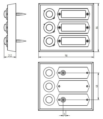 Grothe Etagenplatte ETA 503 GA