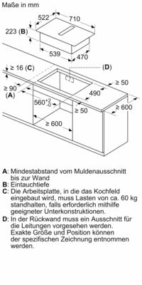 Bosch MDA EB-Kochfeld-Dunstset PVQ711H26E+HEZ9VDSB2 PVQ711HGA7