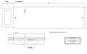 Eberle Controls Klemmleiste 6-Kanal EV 24 H/k-Hyg
