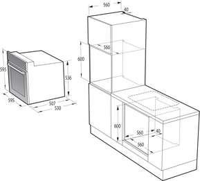 Gorenje EB-Backofen AquaClean, inox BO671703AX