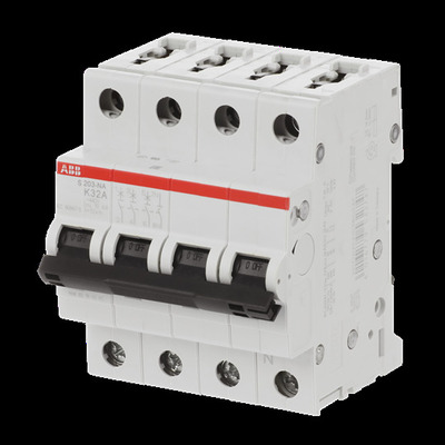 ABB Stotz S&J Sicherungsautomat K,6kA,32A,3P+NA S203-K32NA