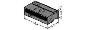 WAGO GmbH & Co. KG Verbindungsdosenklemme dgr 8x0,6-0,8mm 243-208