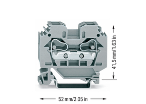 WAGO GmbH & Co. KG Durchgangsklemme 0,2-10mmq grau 284-101