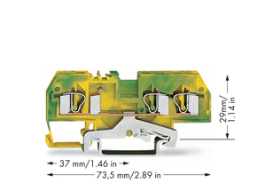 WAGO GmbH & Co. KG Schutzleiterklemme gn/ge 0,08-4qmm 281-687