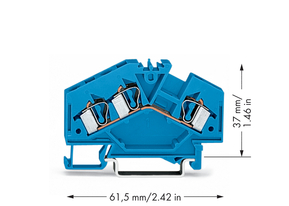 WAGO GmbH & Co. KG Durchgangsklemme bl 0,08-4qmm 281-651