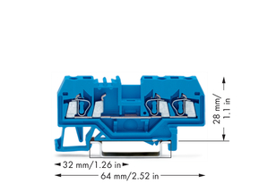WAGO GmbH & Co. KG Durchgangsklemme bl 0,08-2,5qmm 280-684
