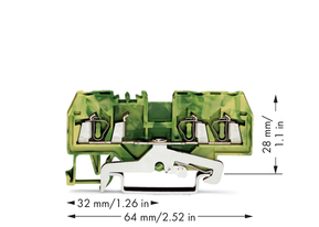WAGO GmbH & Co. KG Schutzleiterklemme gn/ge 0,08-2,5qmm 280-687