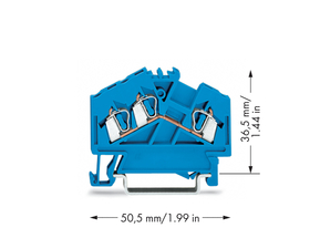 WAGO GmbH & Co. KG Durchgangsklemme bl 0,08-2,5qmm 280-651