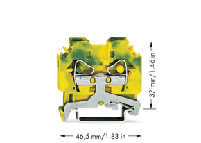 WAGO GmbH & Co. KG Schutzleiterklemme 0,2-6mmq gn/gelb 282-107