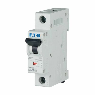 Eaton Leitungsschutzschalter Z 1,6A, 1p FAZ-Z1,6/1