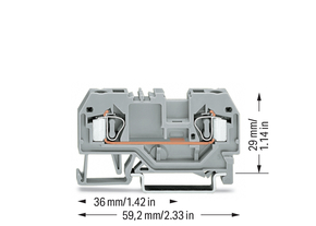 WAGO GmbH & Co. KG Durchgangsklemme gr 0,08-4qmm 281-901