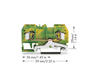WAGO GmbH & Co. KG Schutzleiterklemme gn/ge 0,08-4qmm 281-907