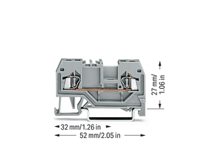 WAGO GmbH & Co. KG Durchgangsklemme gr 0,08-1,5qmm 279-901